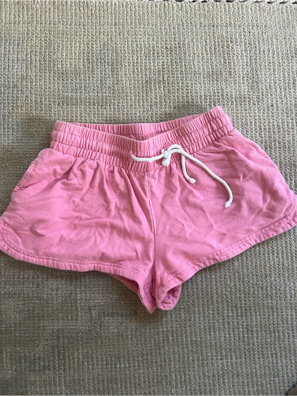 Urban Outfitters Pink Drawstring Athletic Shorts